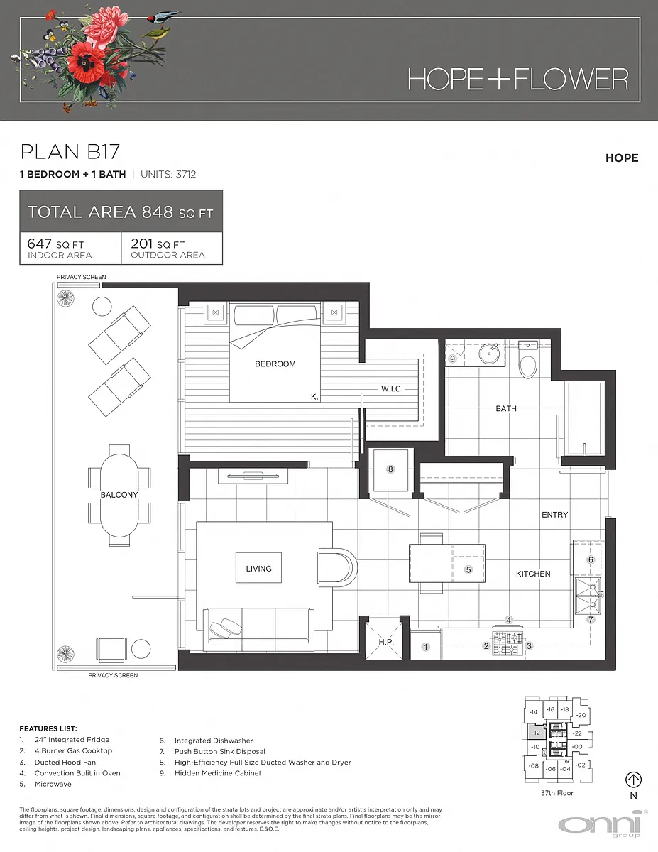 Floor plan B17