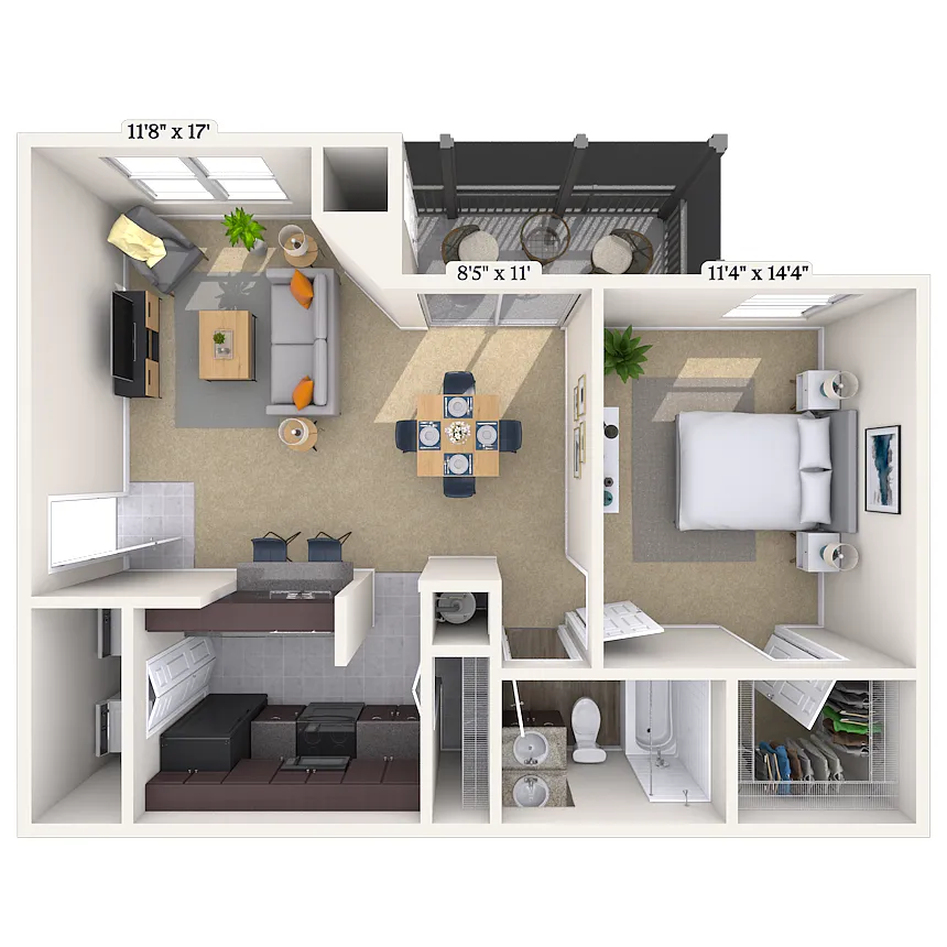 Floor plan The Saratoga