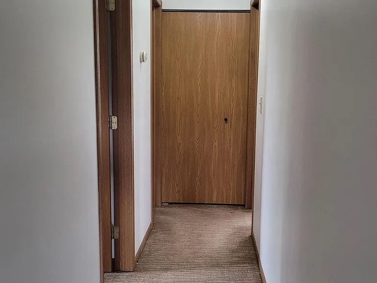 Hallway to bedrooms and bathroom.