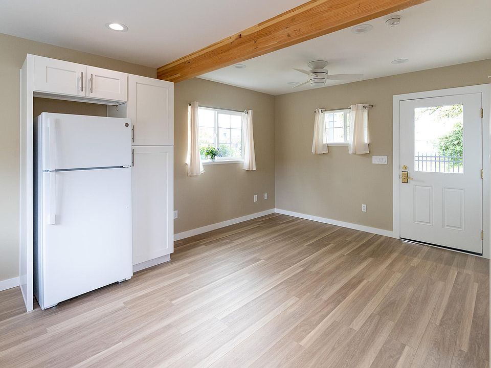 Sun-filled open floor plan on first floor lets you make the space your own.