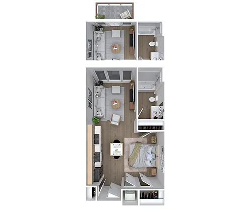 Floor plan Alder Studio