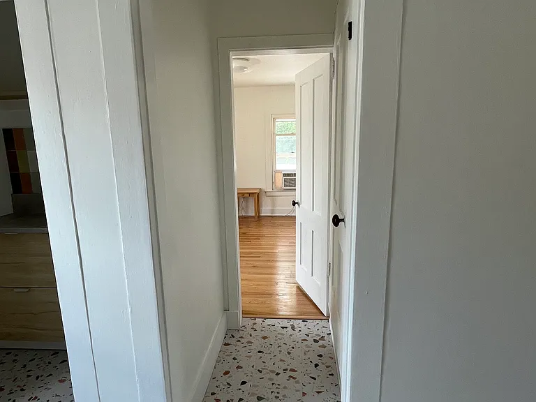 Hall way through the kitchen