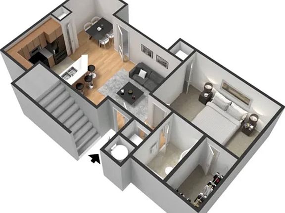 Floorplan w/ furniture suggestion