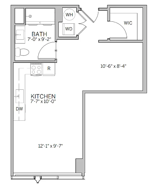Floor plan E12