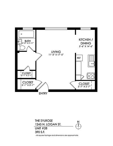 Floor plan Studio
