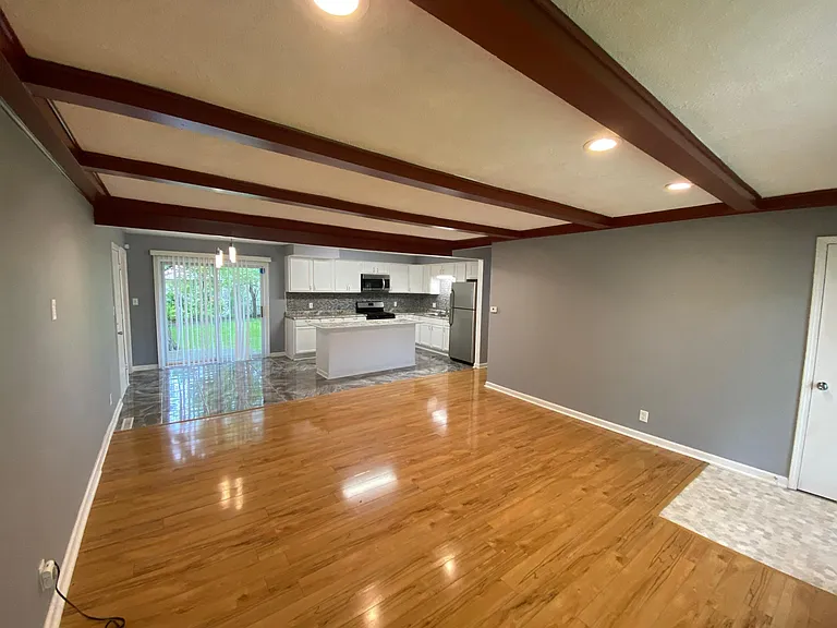 Open concept Living-Dining-Kitchen