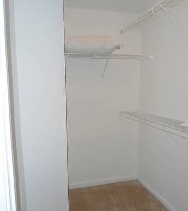 spacious walk-in closet
