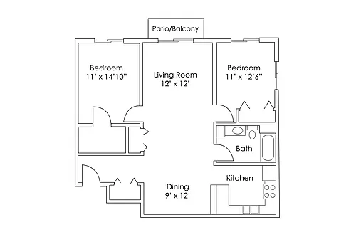 Floor plan B3