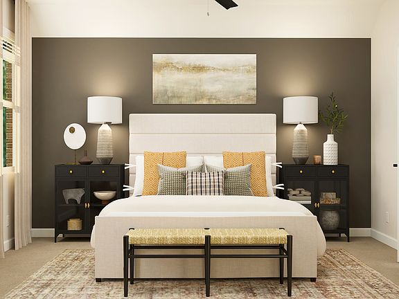 The master suite is your own private retreat!
