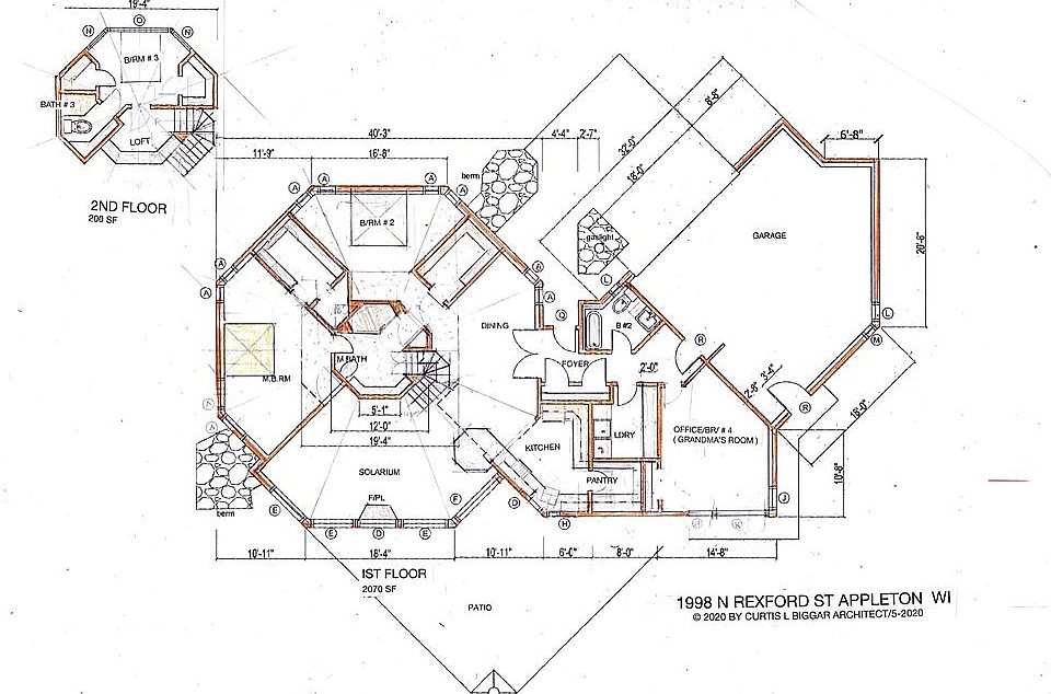 1st  and 2nd Floor Plans