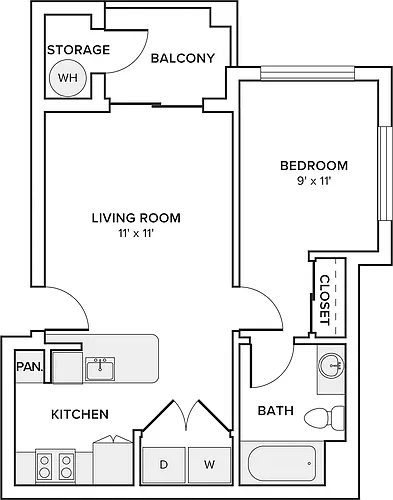 Floor plan A02