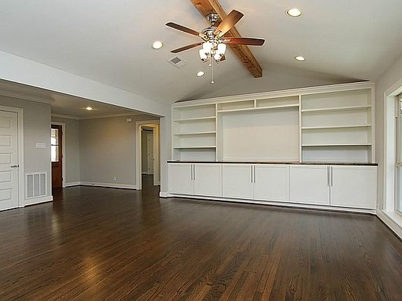 Den/Living- Custom built in cabinets.