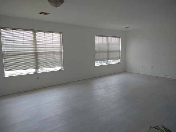 Spacious living room and dining area