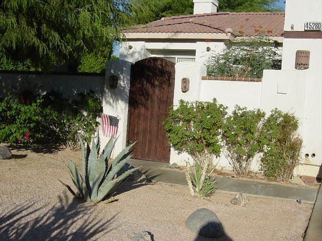 Entrance to Home and Front Courtyard