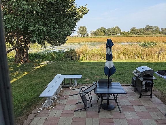 Private patio in back.  