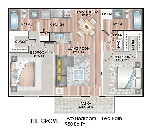 Floor plan The Grove