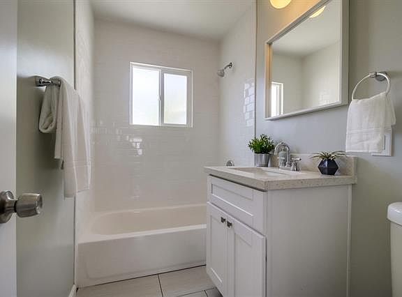 upgraded bathroom