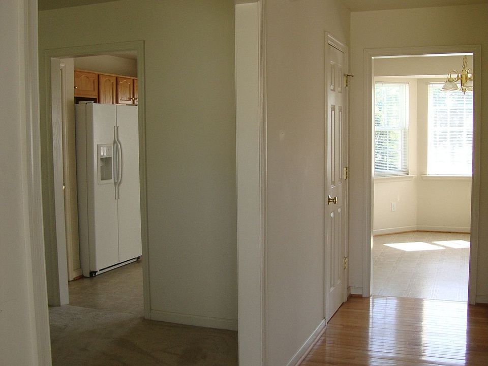 Wood floors in foyer