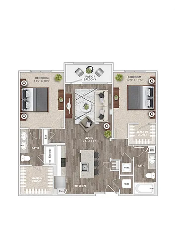 Floor plan B3