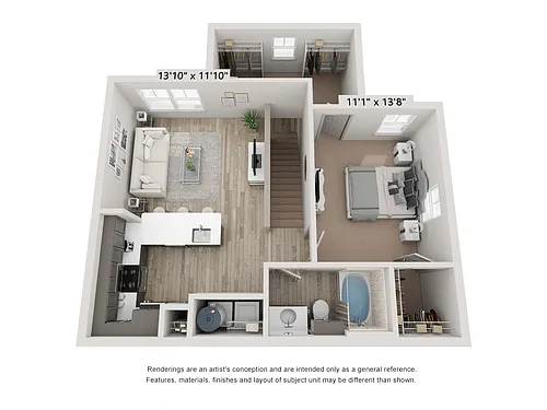 Floor plan A1a