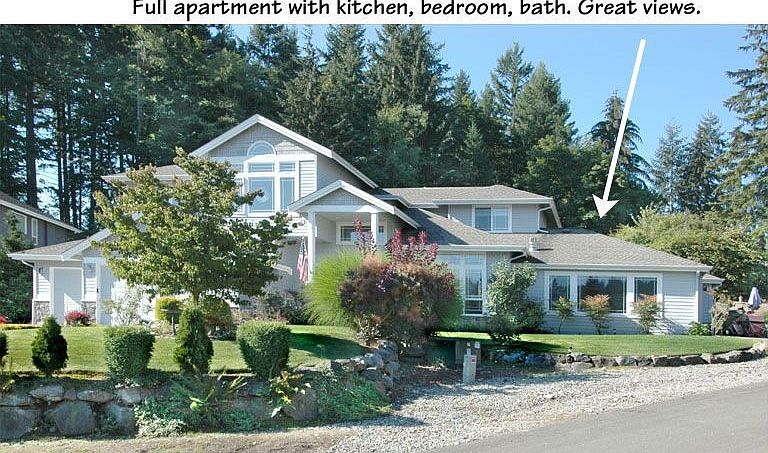 End of the street w/ full apartment!