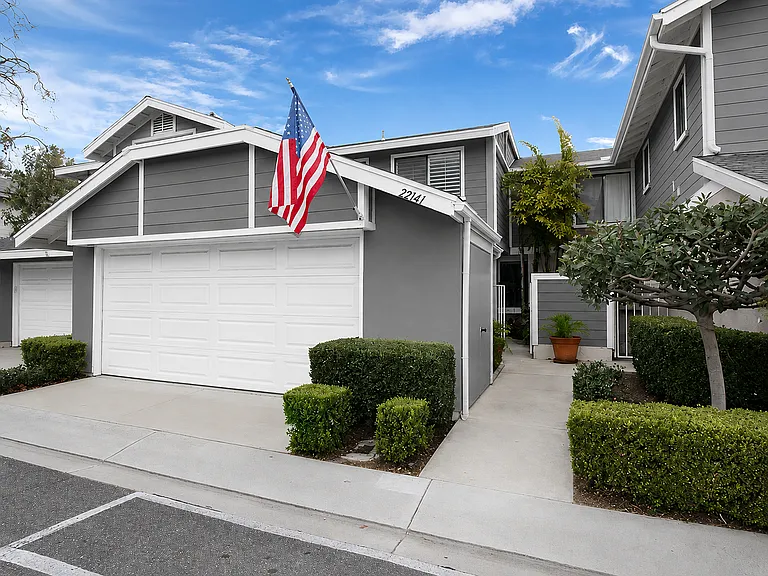 House front (gated front entrance)