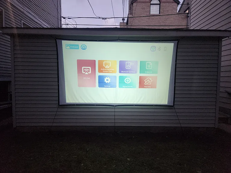 Community projector screen
