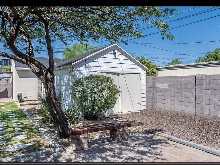 carriage house. lots of storage space.