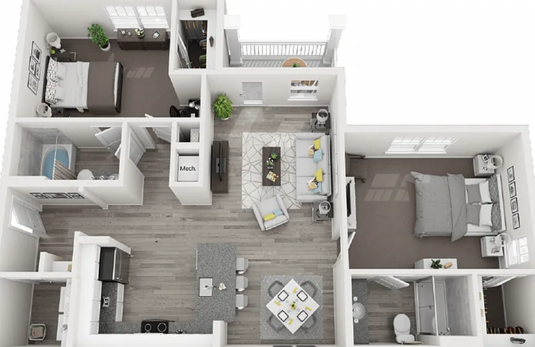 The Chateau, 2 Bed, 2 Bath The Chateau, 2 Bed, 2 Bath