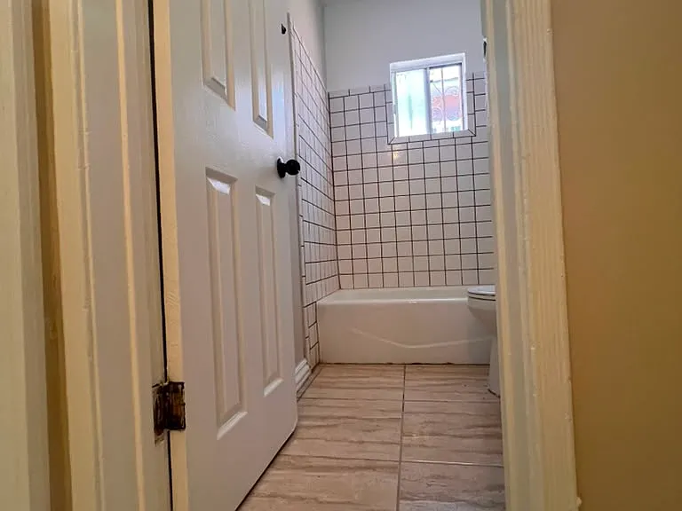 Restroom view (from hallway)