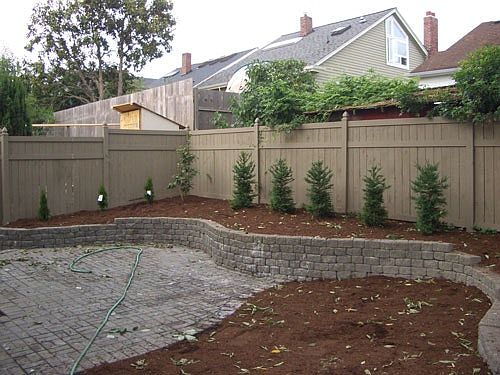 Backyard patio