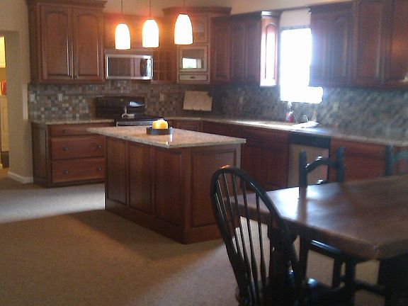 kitchen view from entry/livingroom view