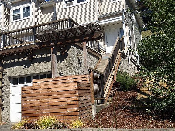 Street view with garage and easy off-street parking