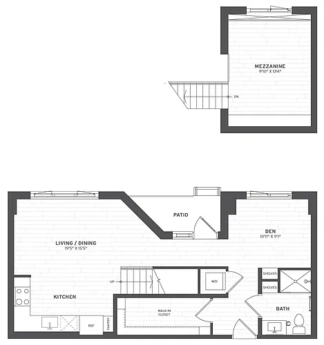 Floor plan 1M1