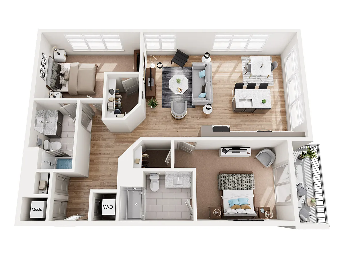 Floor plan B6