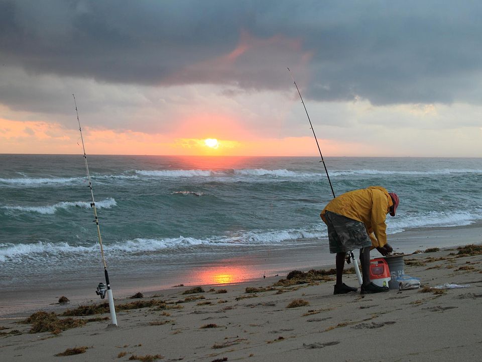 Wake up 10 minutes before sunrise and you can watch it light up the Atlantic Ocean at Stuart Beach, 3.7 miles away!