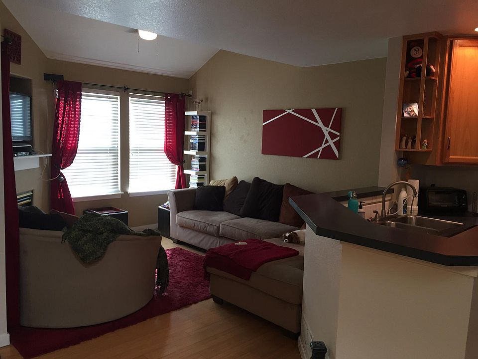 Living room off kitchen