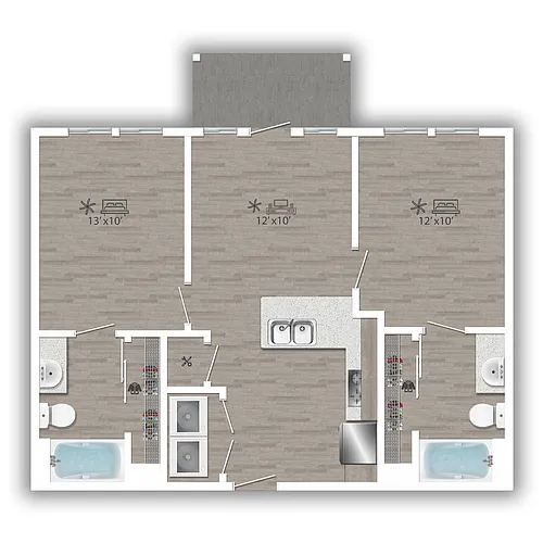 Floor plan B1