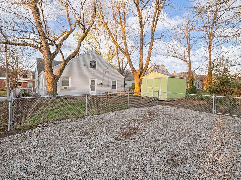 Parking pad. 
Single designated spot for 5903 unit.