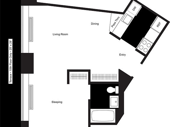 2nd image of 1 Union Sq S APT 18L