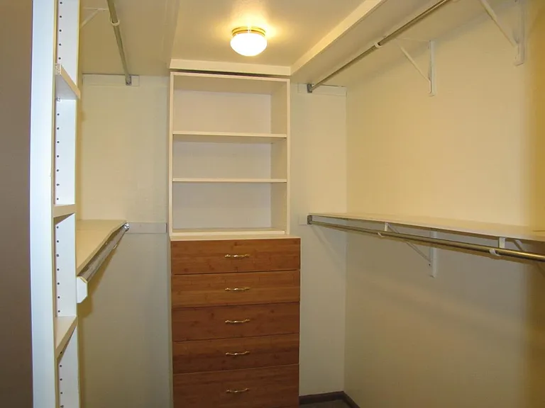walkin master closet with storage
