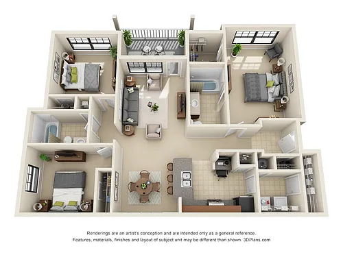 Floor plan The Atlanta