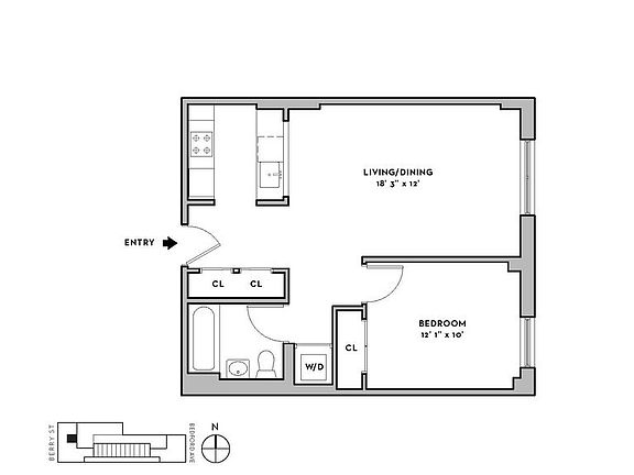 2nd image of 250 Bedford Ave #402