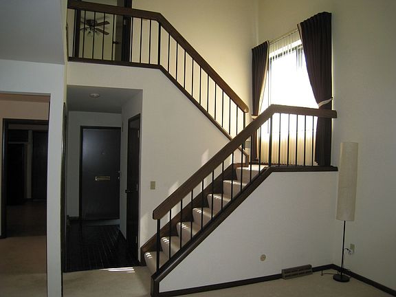 Side angle of staircase