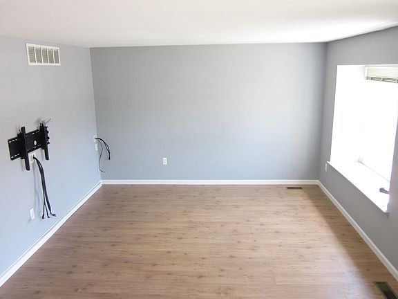 Living room with TV mount