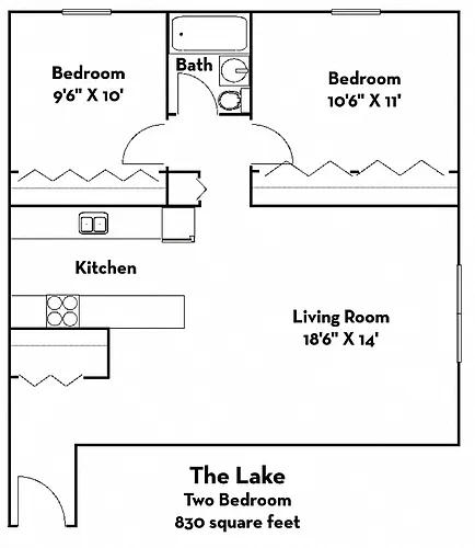 Floor plan The Lake