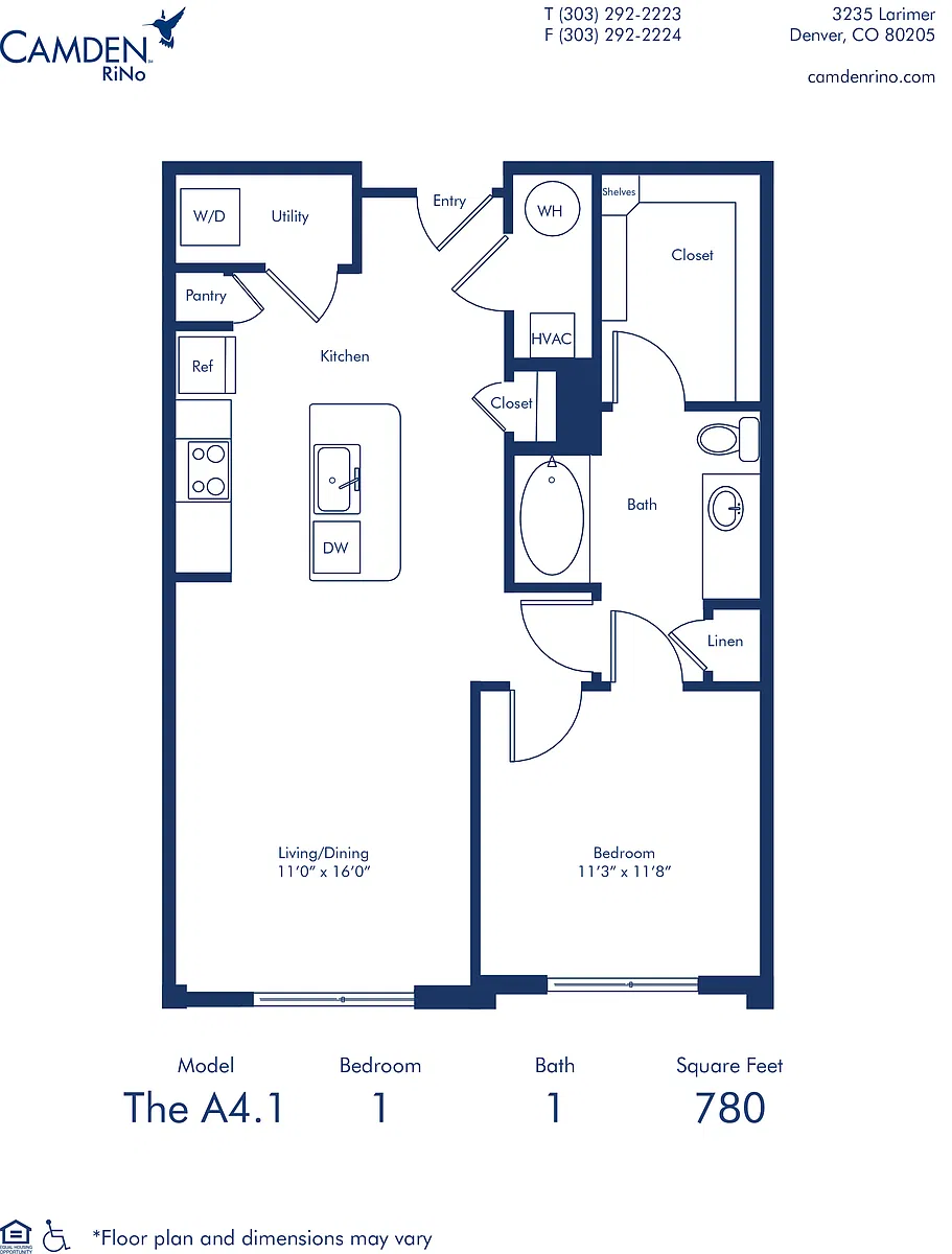 Floor plan The A4.1