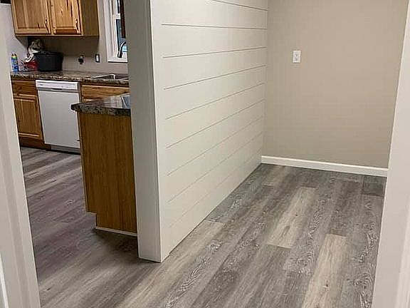 Inside garage door 