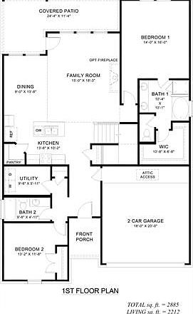 2nd image of 3250 Crest Ln