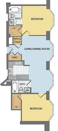 Floor plan Osborn 2C
